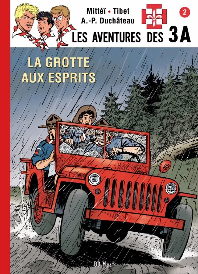 Couverture de l'album Les aventures des 3 A Tome 7 La grotte aux esprits