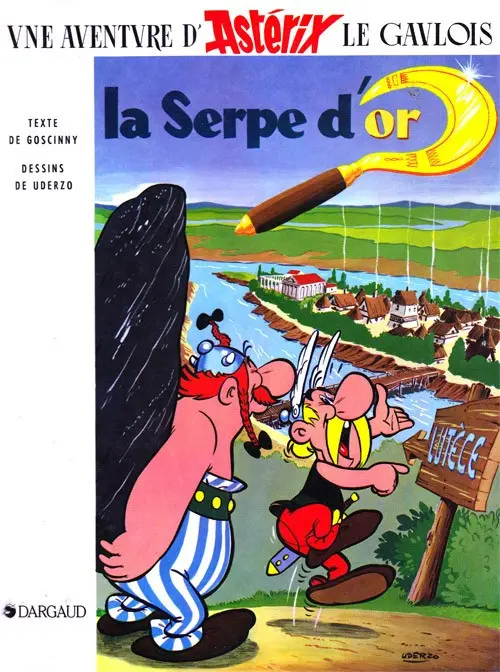 Couverture de l'album Astérix Tome 2 La serpe d'or