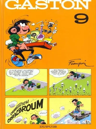 Couverture de l'album Gaston Tome 9 Édition spéciale 40e anniversaire