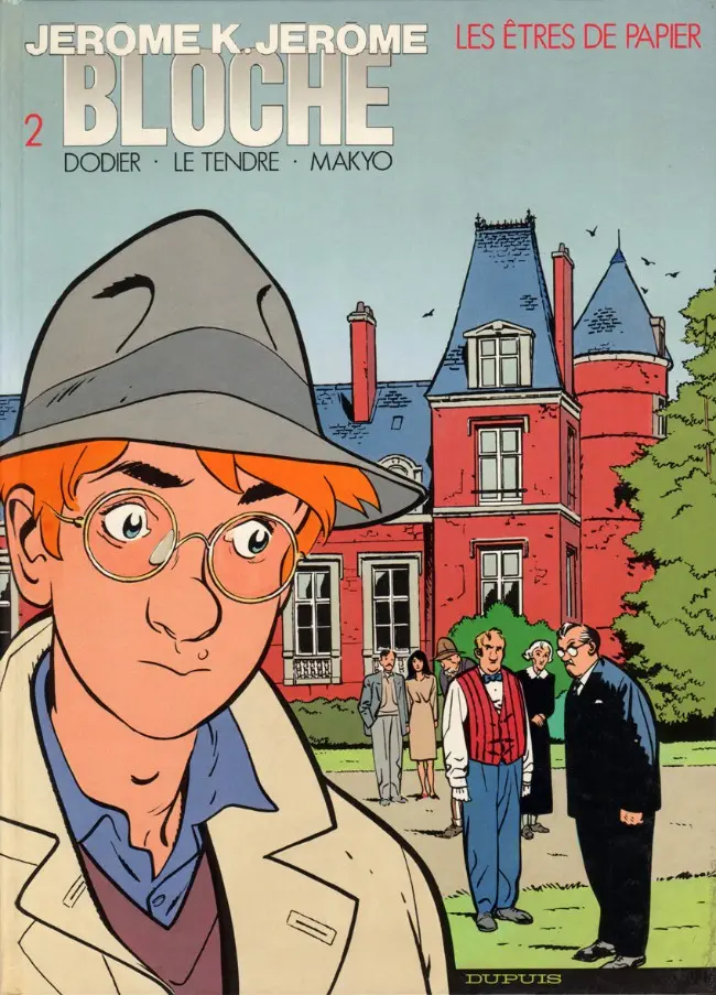Couverture de l'album Jérôme K. Jérôme Bloche Tome 2 Les êtres de papier