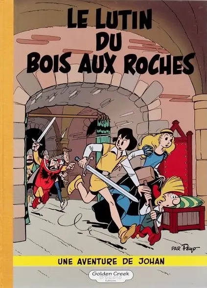 Couverture de l'album Johan et Pirlouit Tome 3 Le lutin du bois aux roches