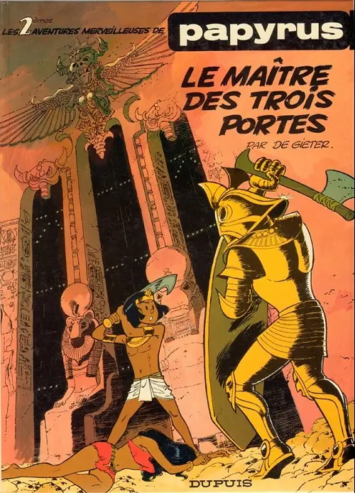 Couverture de l'album Papyrus Tome 2 Le maître des trois portes