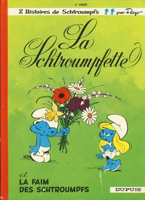 Couverture de l'album Les Schtroumpfs Tome 3 La Schtroumpfette