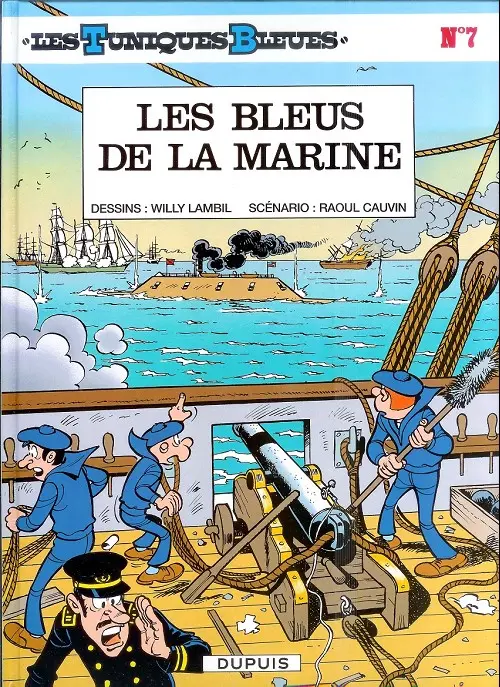 Couverture de l'album Les Tuniques Bleues Tome 7 Les bleus de la marine