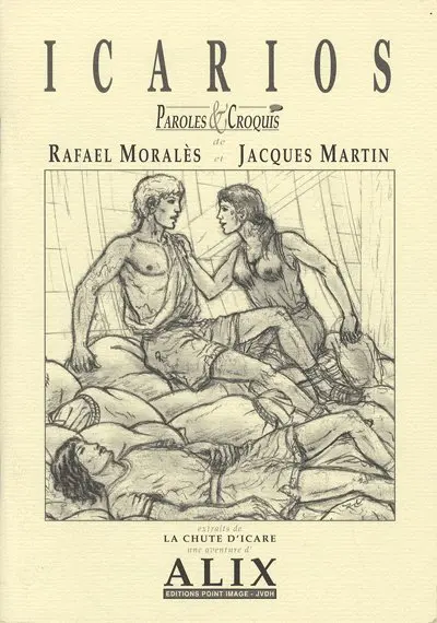 Couverture de l'album Alix Tome 23 Icarios (carnet de croquis extrait de la chute d'Icare)