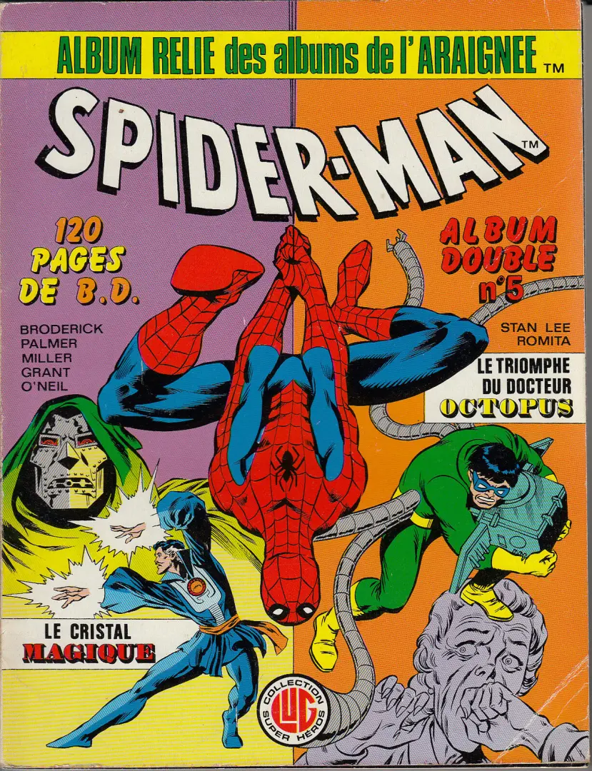 Couverture de l'album Une aventure de l'Araignée Album N° 5