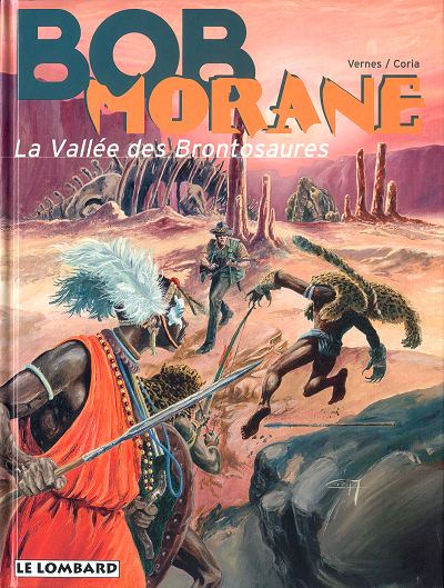 Couverture de l'album Bob Morane Tome 51 La vallée des brontosaures