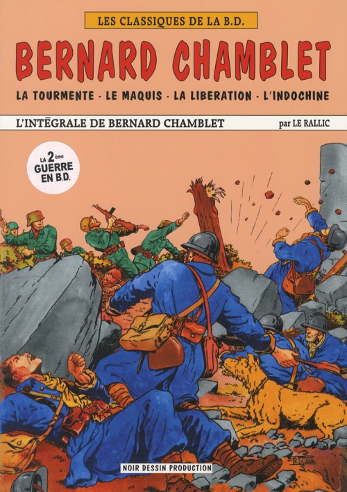 Couverture de l'album Bernard Chamblet La Tourmente - Le Maquis - La Libération - L'Indochine