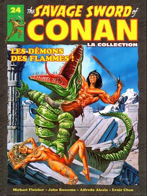 Couverture de l'album The Savage Sword of Conan - La Collection Tome 24 Les démons des flammes !