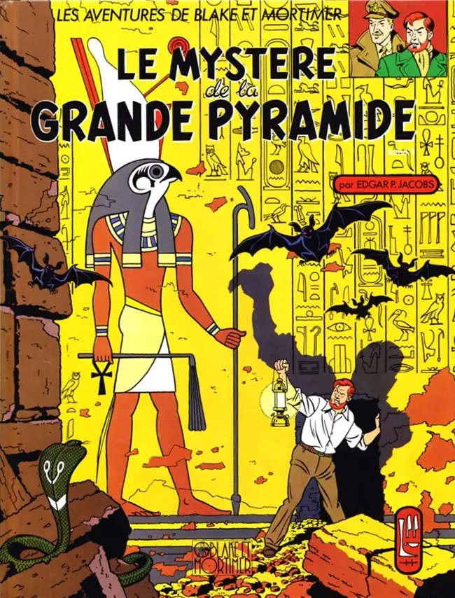 Couverture de l'album Blake et Mortimer Tome 4 Le Mystère de la Grande Pyramide - Tome 1