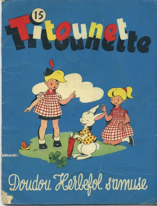 Couverture de l'album Titounet et Titounette Tome 15 Doudou Herbefol s'amuse