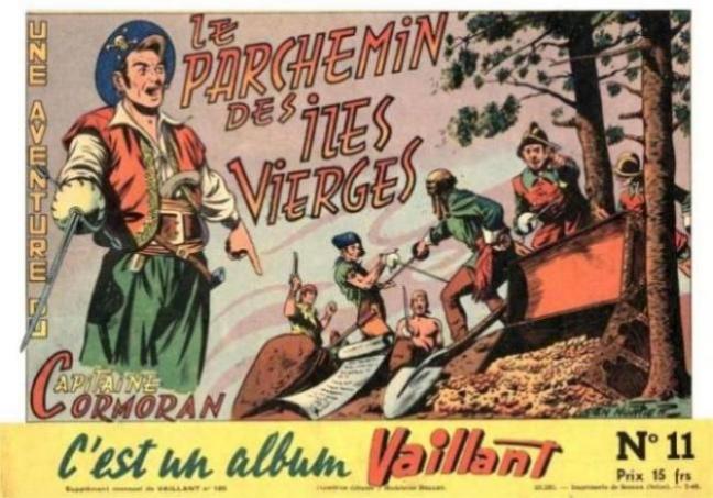 Couverture de l'album Capitaine Cormoran Le parchemin des îles Vierges