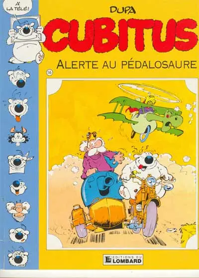 Couverture de l'album Cubitus Tome 16 Alerte au pédalosaure