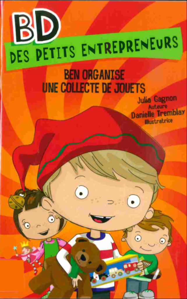 Couverture de l'album BD des petits entrepreneurs 11 Ben organise une collecte de jouets