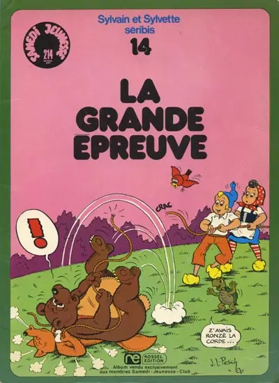 Couverture de l'album Sylvain et Sylvette Tome 14 La grande épreuve
