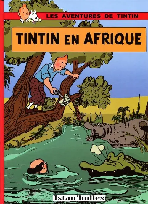 Couverture de l'album Tintin Tintin en Afrique