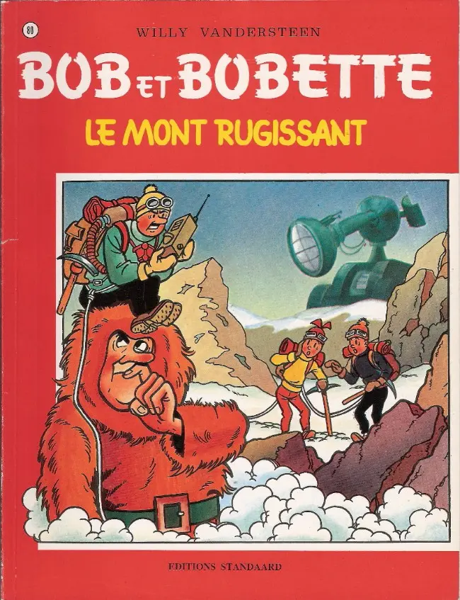 Couverture de l'album Bob et Bobette Tome 80 Le mont rugissant