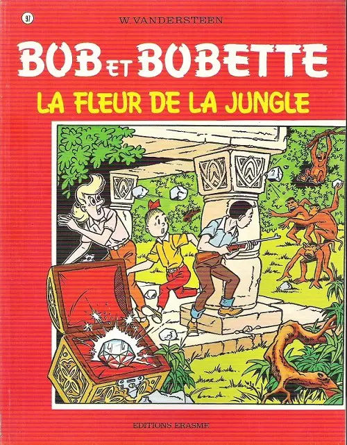Couverture de l'album Bob et Bobette Tome 97 La fleur de la jungle