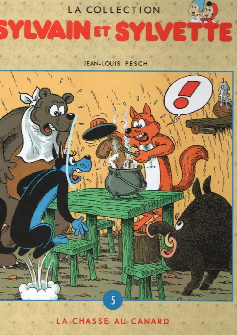 Couverture de l'album Sylvain et Sylvette Tome 5 La chasse au canard