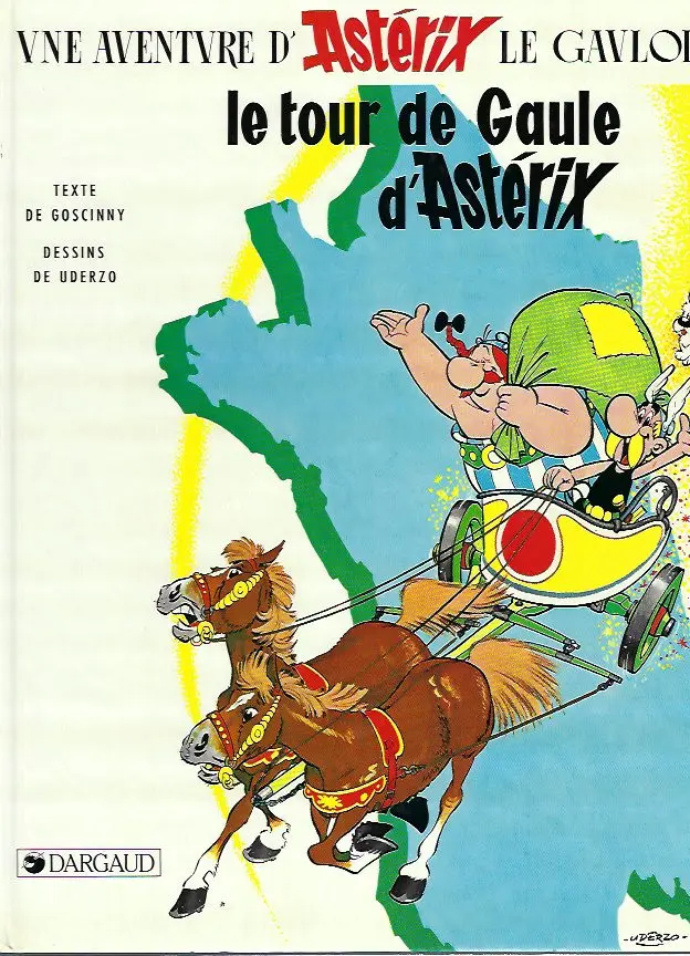Couverture de l'album Astérix Tome 5 Le tour de Gaule dAstérix