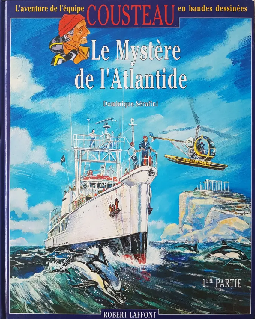Couverture de l'album L'Aventure de l'équipe Cousteau en bandes dessinées Tome 6 Le Mystère de l'Atlantide 1 - Le Trésor de Pergame