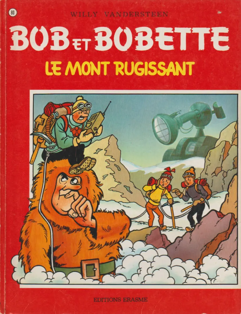 Couverture de l'album Bob et Bobette Tome 80 le mont rugissant