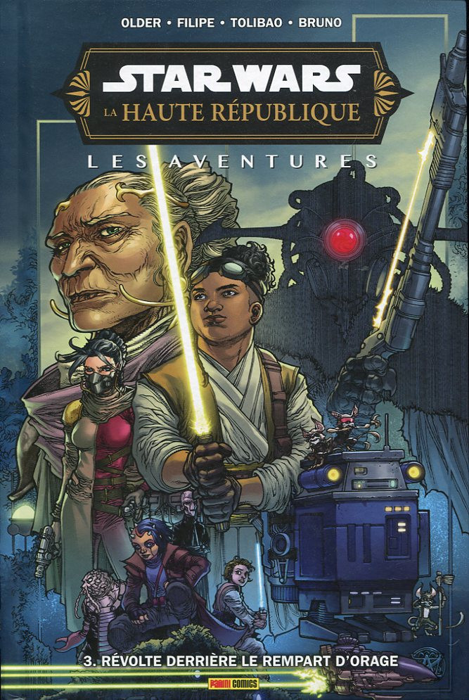 Couverture de l'album Star Wars : La Haute République - Les aventures Tome 3 Révolte derrière le rempart d'orage