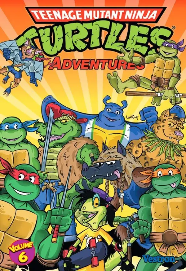 Couverture de l'album Teenage Mutant Ninja Turtles Adventures Volume 6