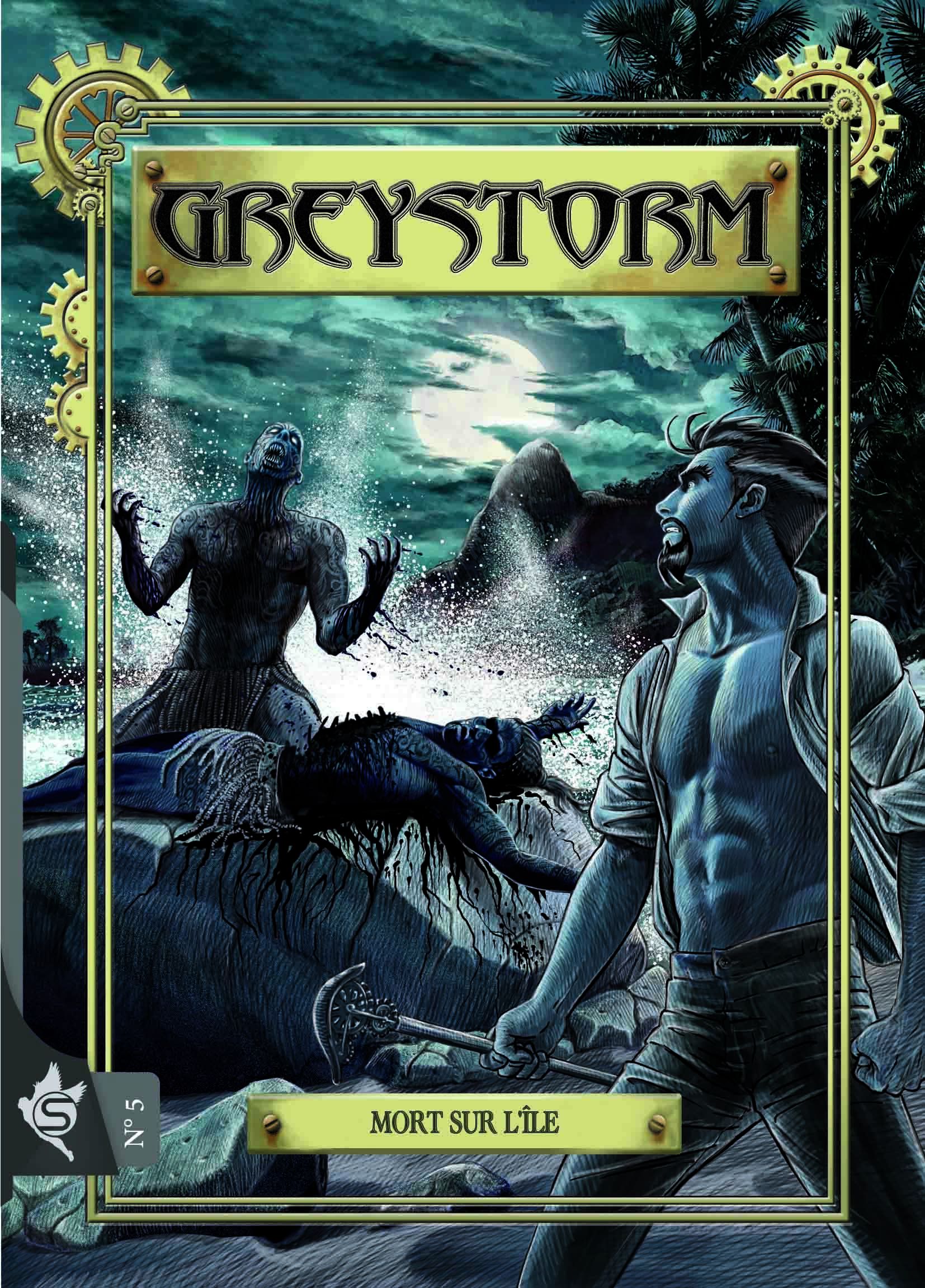 Couverture de l'album Greystorm N° 5 Mort sur l'île