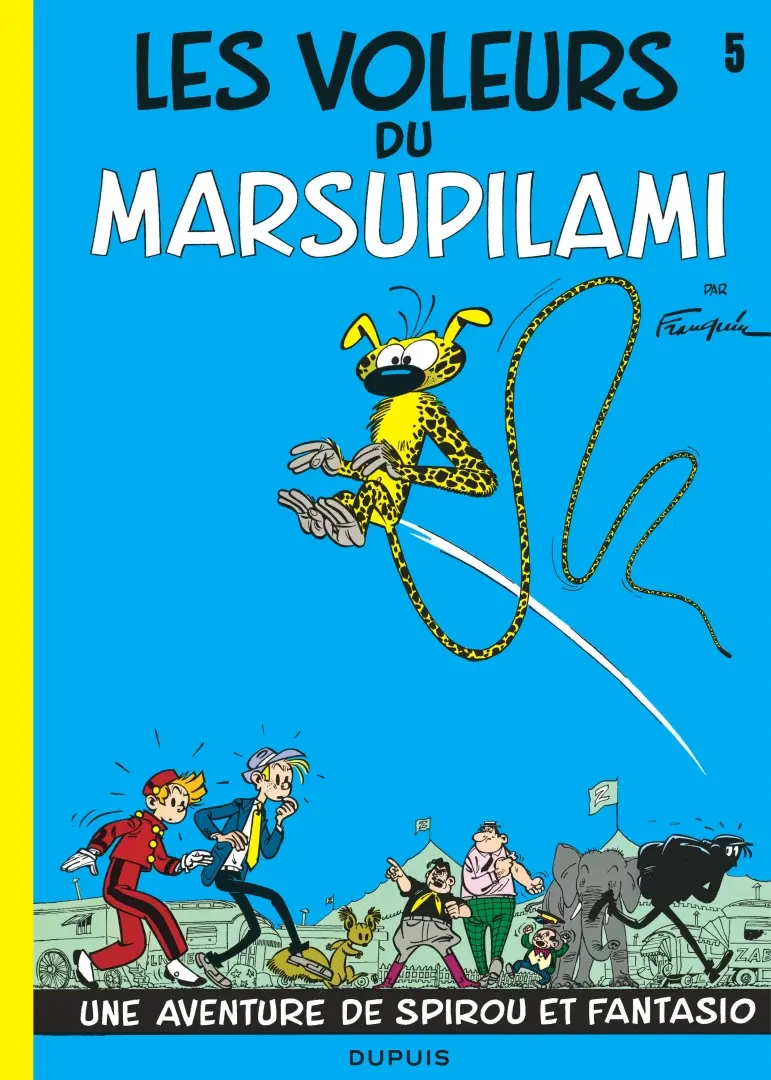 Couverture de l'album Spirou et Fantasio Tome 5 Les voleurs du Marsupilami
