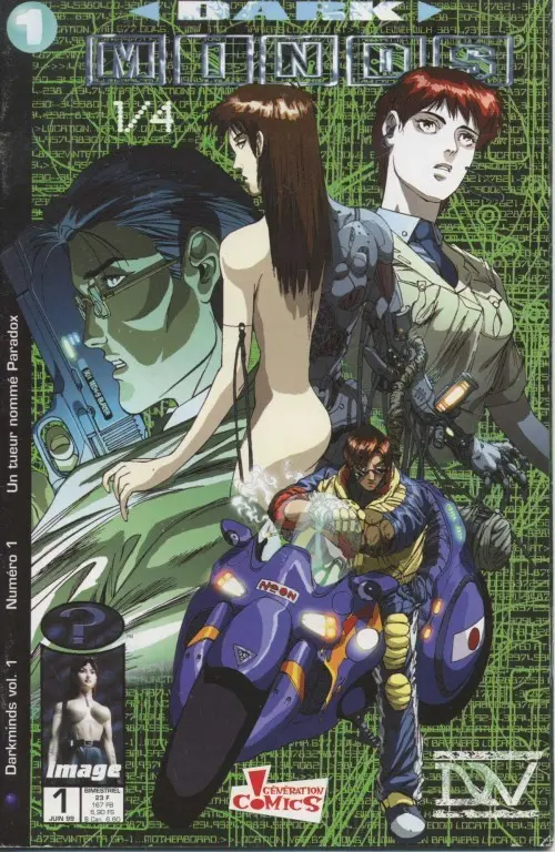 Couverture de l'album DarkMinds Tome 1 Un tueur nommé Paradox