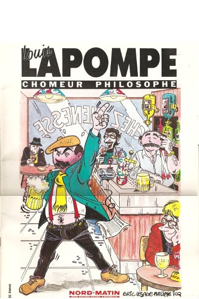 Couverture de l'album Les Aventures de Louis Lapompe Tome 1 Chomeur philosophe