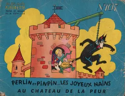 Couverture de l'album Perlin et Pinpin... Les joyeux nains Tome 7 au château de la peur