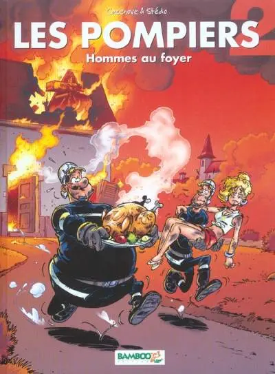 Couverture de l'album Les Pompiers Tome 2 Hommes au foyer