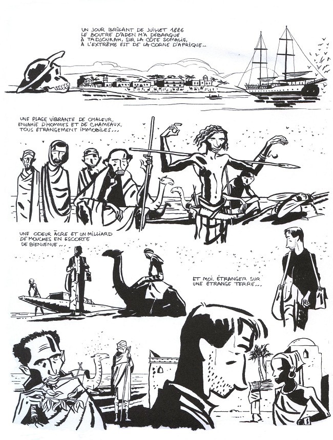 Planche de l'album Le Chapeau de Rimbaud