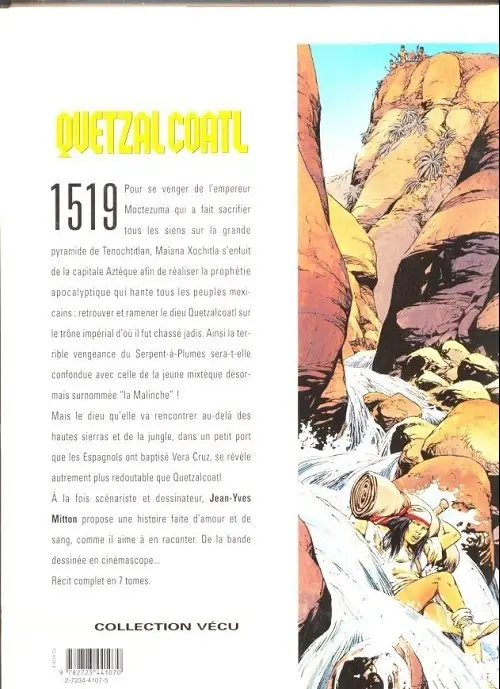 Verso de l'album Quetzalcoatl Tome 5 La putain et le conquistador