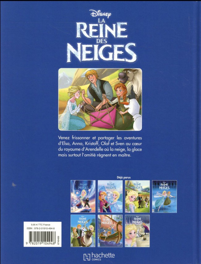 Verso de l'album La Reine des neiges Tome 8 Libres comme l'air