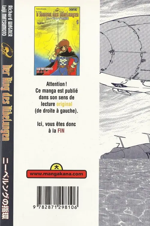 Verso de l'album L'Anneau des Nibelungen 6 Siegfried