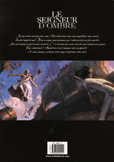 Verso de l'album Le Seigneur d'ombre Tome 4 Une nouvelle ère
