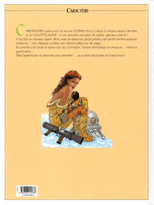Verso de l'album Septentryon Tome 4 Tireur aveugle