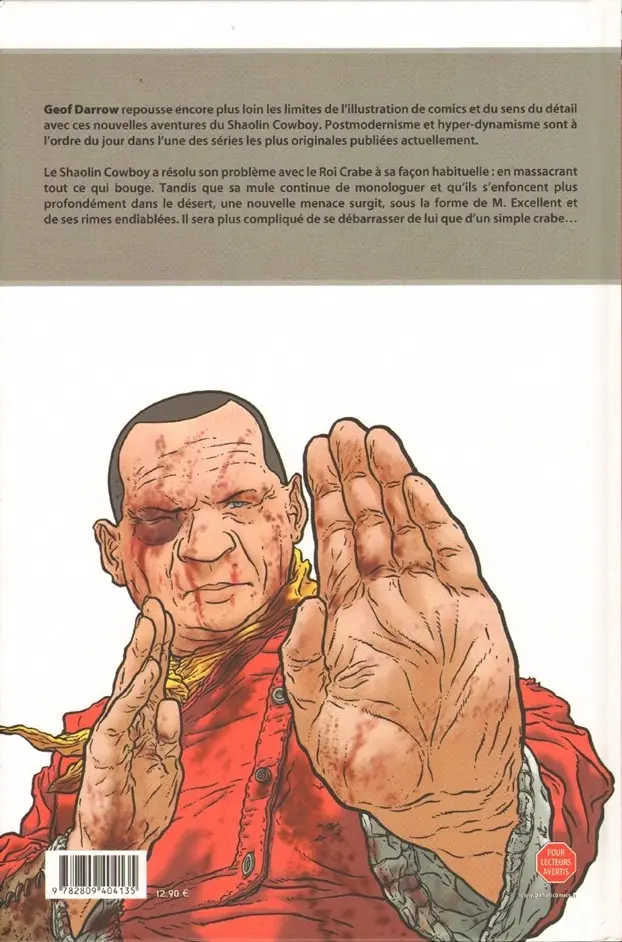 Verso de l'album The Shaolin Cowboy 2 M. Excellent