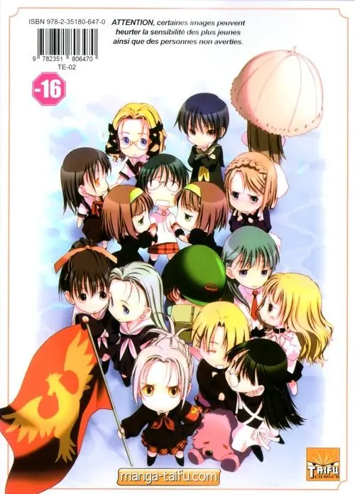Verso de l'album Shoujo Sect 1