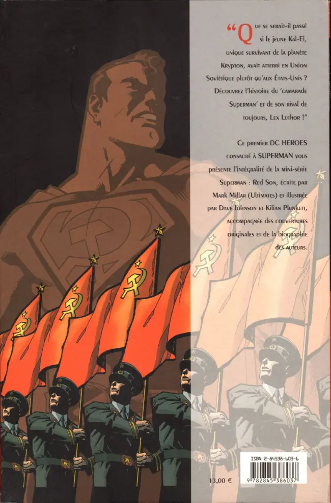 Verso de l'album Superman - Red Son