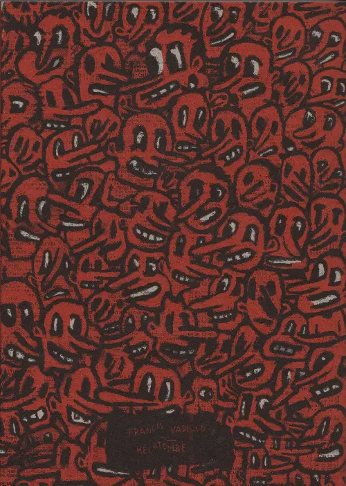 Verso de l'album Undergronde + commentaires sur carton brut