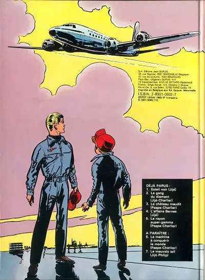 Verso de l'album Valhardi Tome 5 Le rayon super-gamma