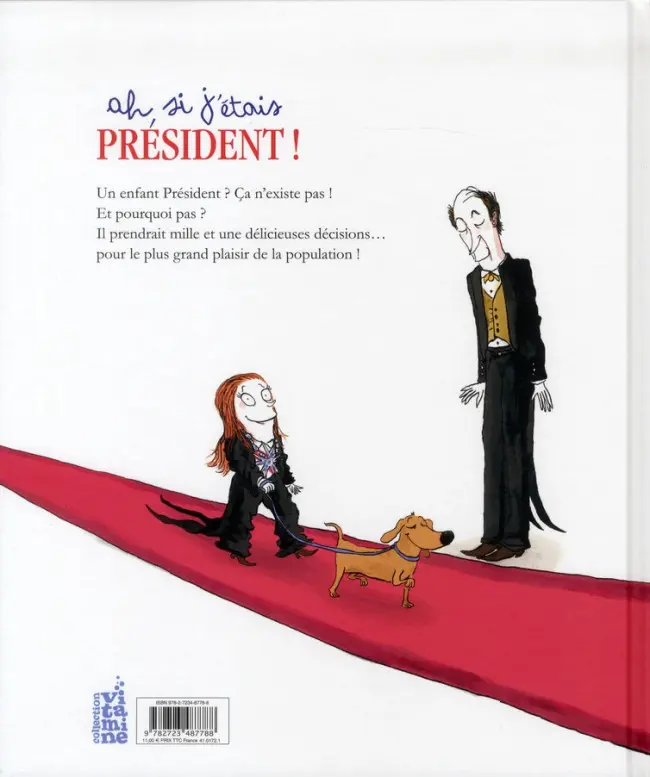 Verso de l'album Ah, si j'étais président !