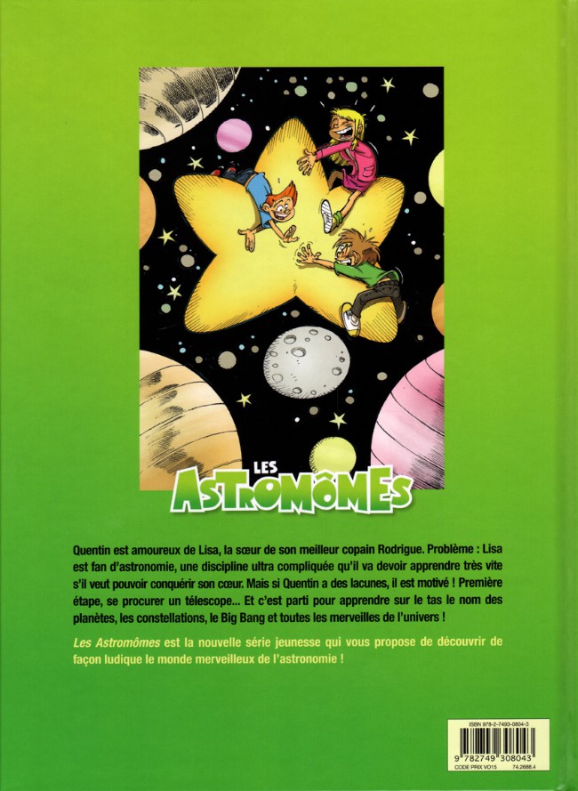 Verso de l'album Les Astromômes Tome 1 L'Année bulleuse