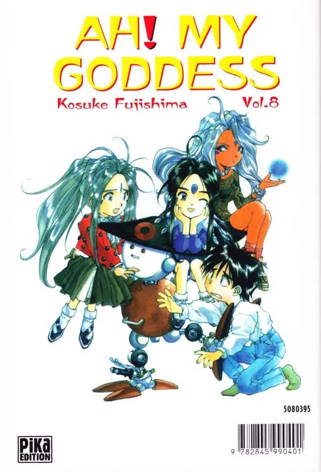 Verso de l'album Ah ! My Goddess Vol. 8