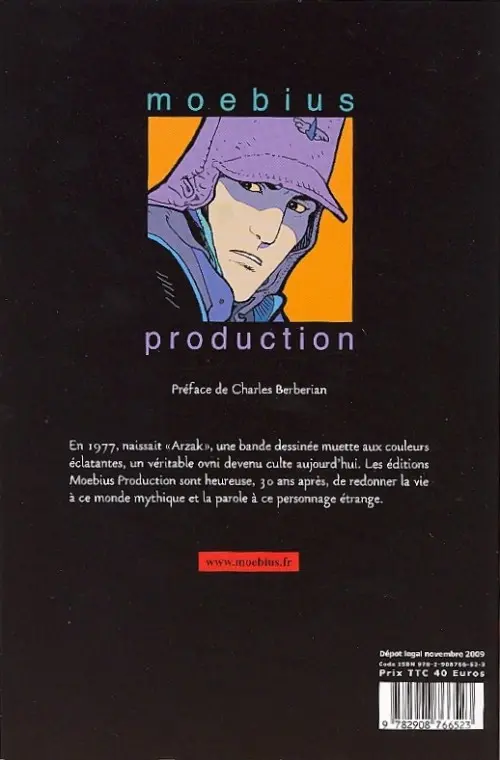 Verso de l'album Arzak Destination Tassili - Tome 1