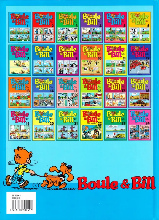 Verso de l'album Boule & Bill Tome 1